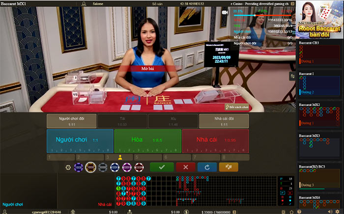 Hướng dẫn cách chơi live casino tại 68gb