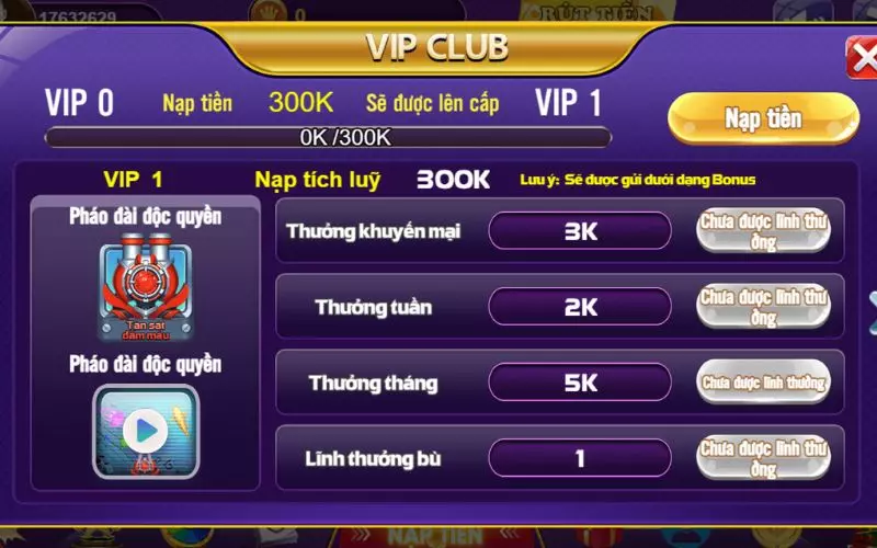 Chính sách game bài 68 vip 1