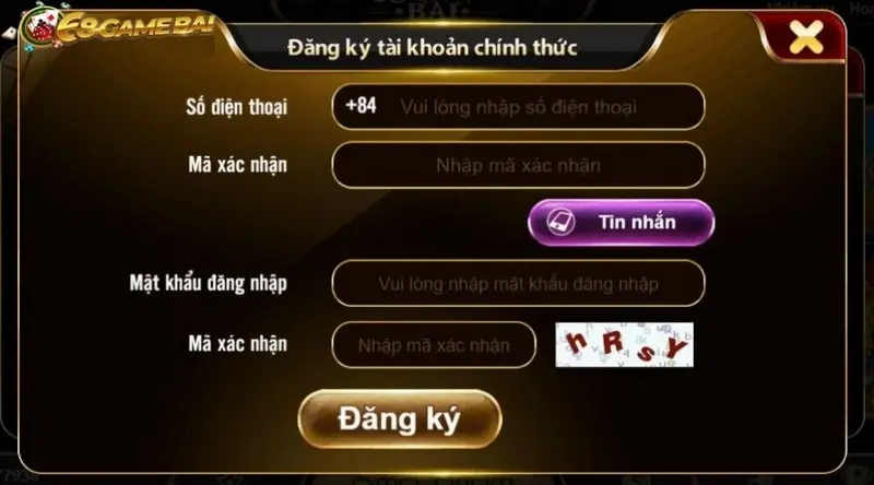 Đăng ký tài khoản