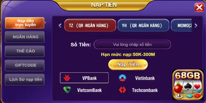 Người chơi nên lựa chọn phương thức thanh toán phù hợp